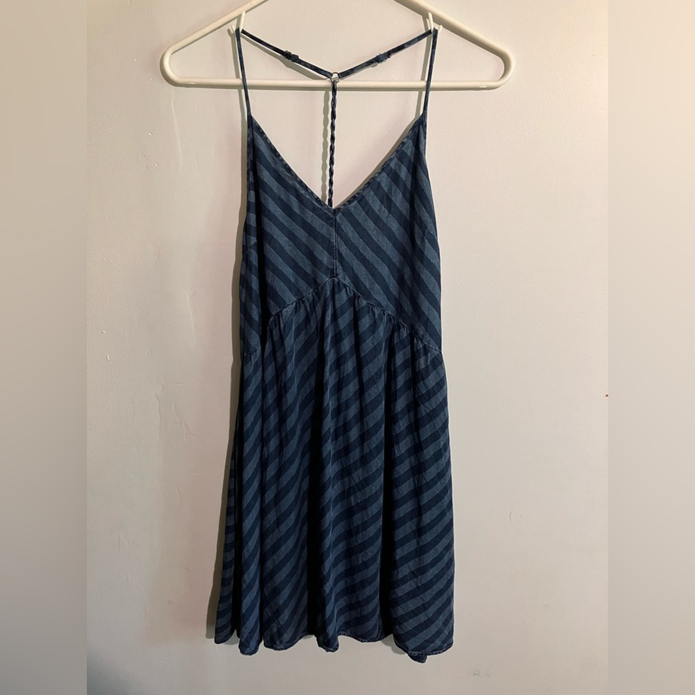 Abercrombie and Fitch Blue Stripped Dress